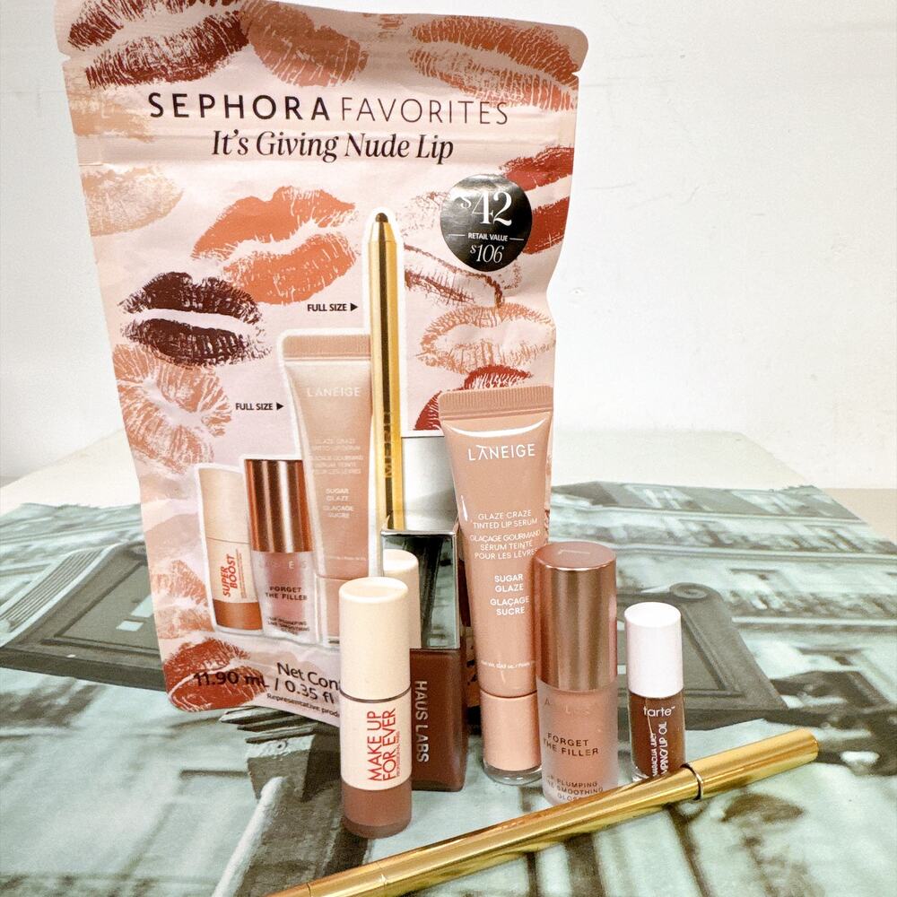 Sephora Favorites It's Giving Nude Lip Limited 6-Piece Lip Set